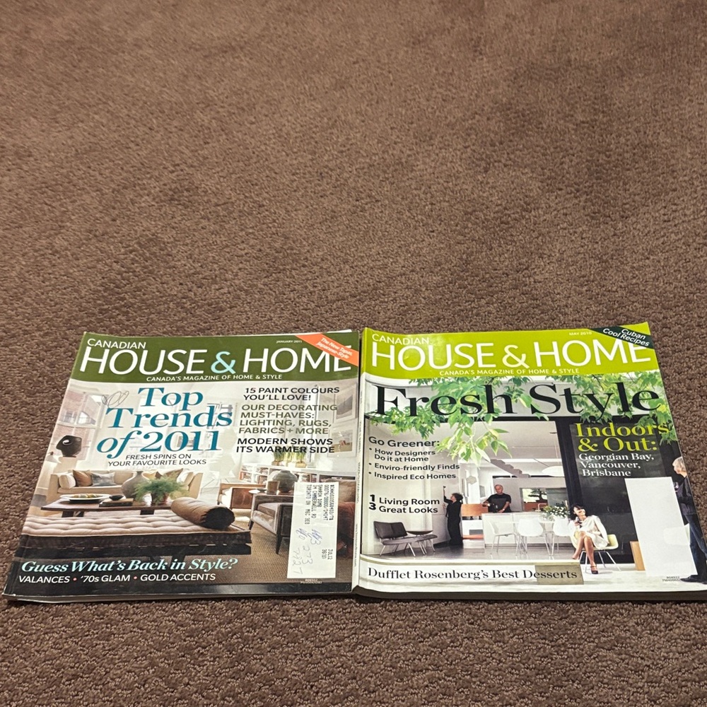 House & Home Magazine Set